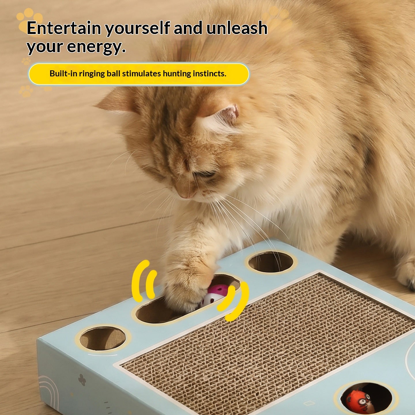 Whac-A-Mole Cat Scratching Post