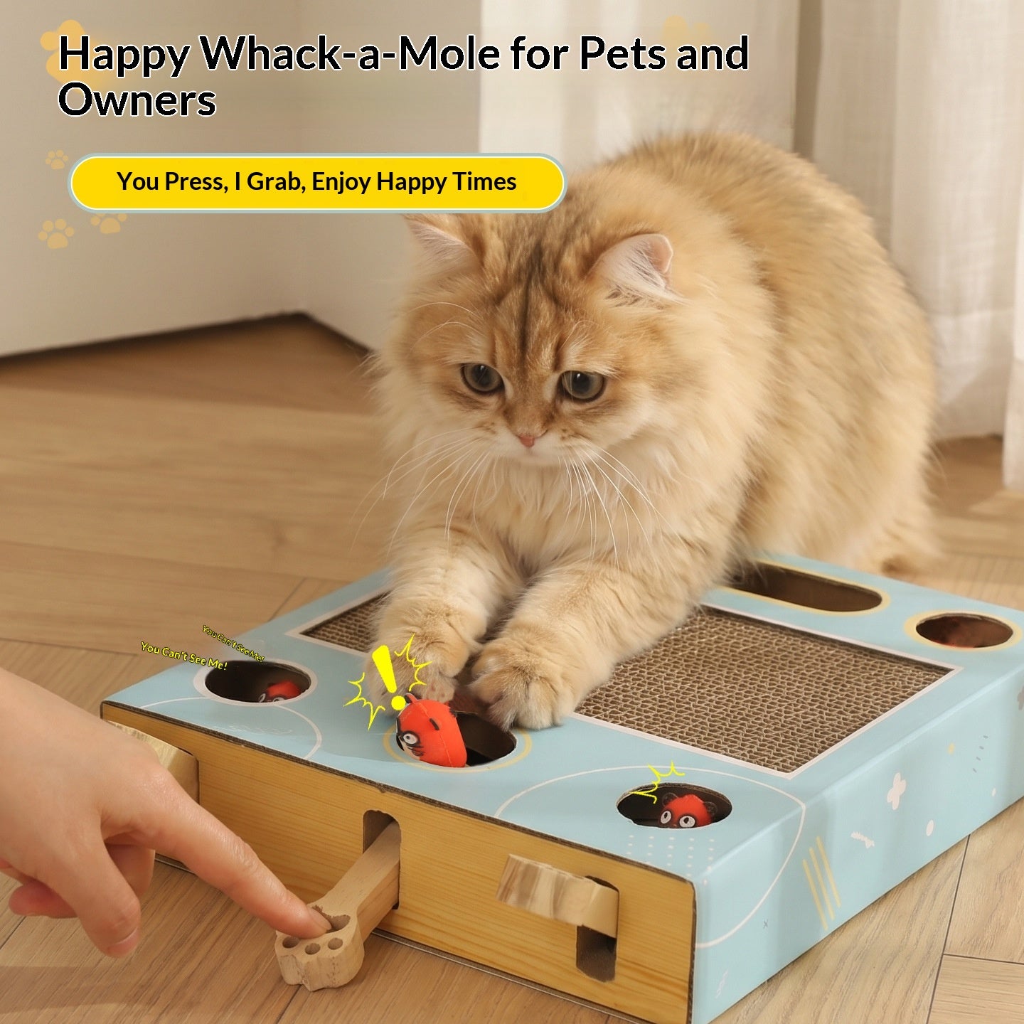 Whac-A-Mole Cat Scratching Post