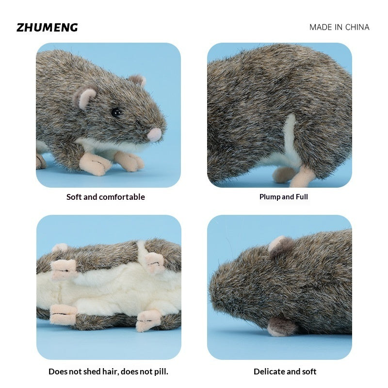 Cute Realistic Mouse Doll Fake Rat Plush Toy
