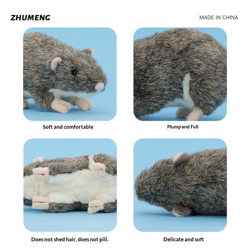 Cute Realistic Mouse Doll Fake Rat Plush Toy